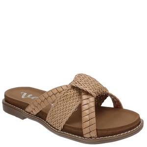 NEW VERY G women's kinsley woven sandal in nude